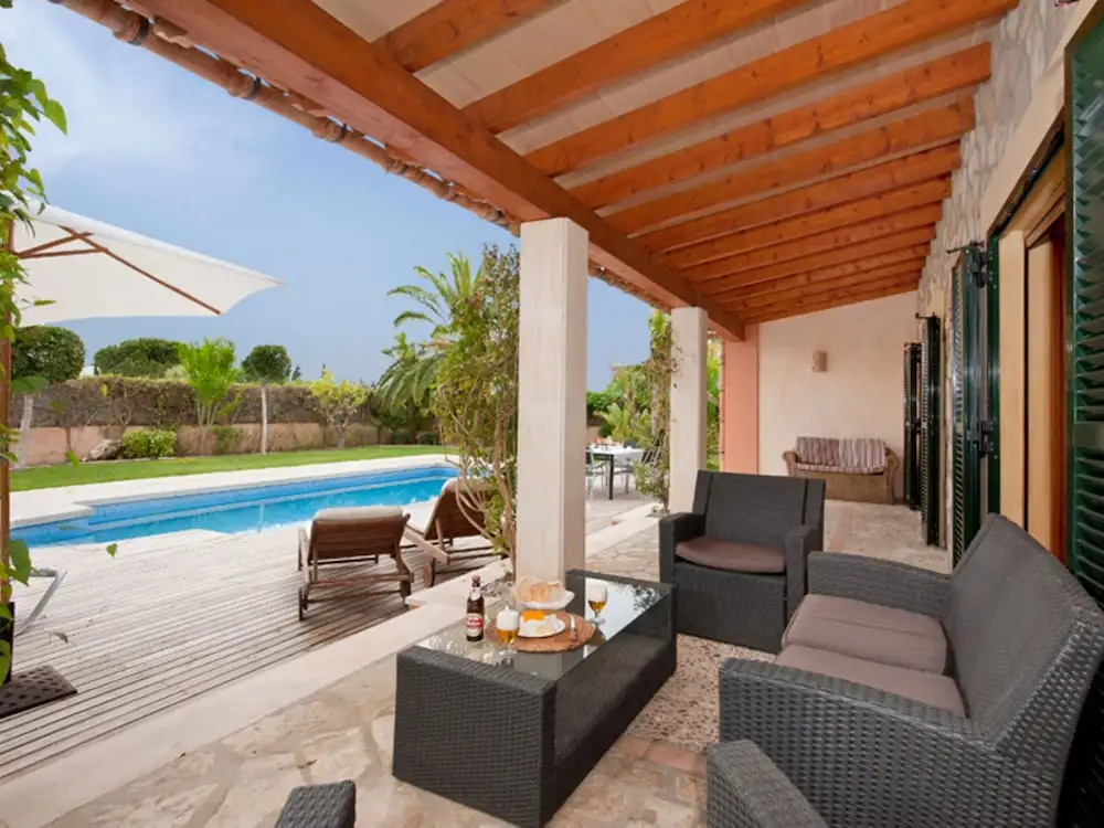 Modern villa surrounded by pine forests and mountains with private pool