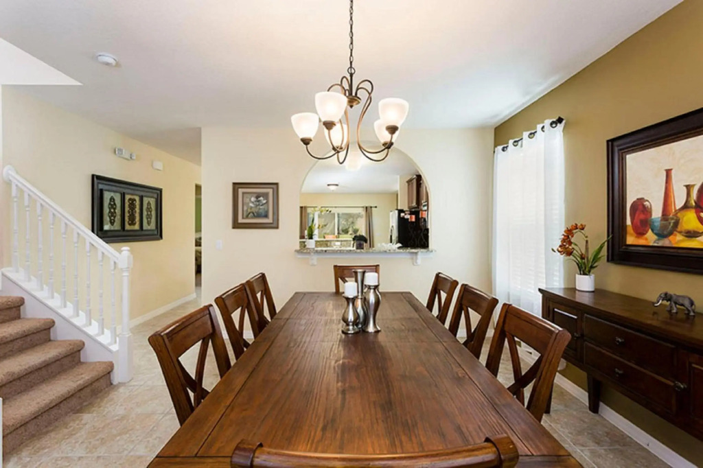 5Br 5 Bath Pvt Home Pool BBQ 11min Disney 2744ft