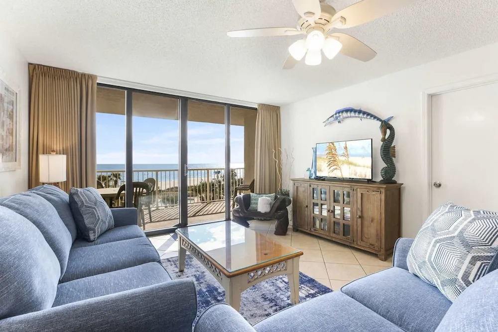 Seaside Beach 5417- Two Bedrooms Waterfront Condo With Pool Sauna Amazing Ocean View Balcony