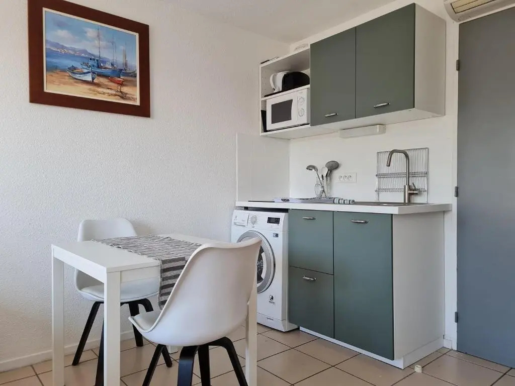 Studio climatisé 1 à 4 personnes vue mer