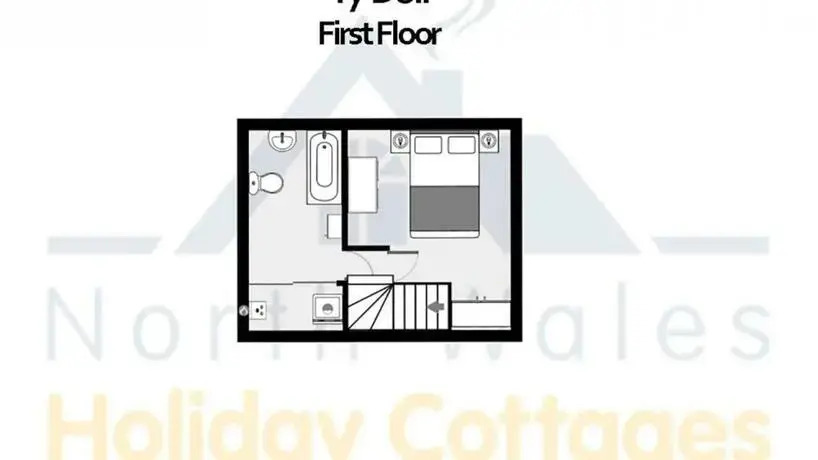 Ty Doli Cottage, rural location just outside Conwy town
