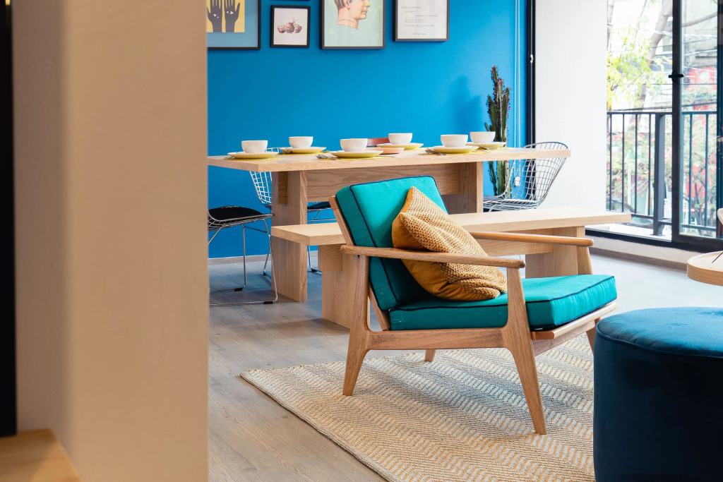 Casai Colorful and Artsy 3BR 2BA Apt in Roma Norte