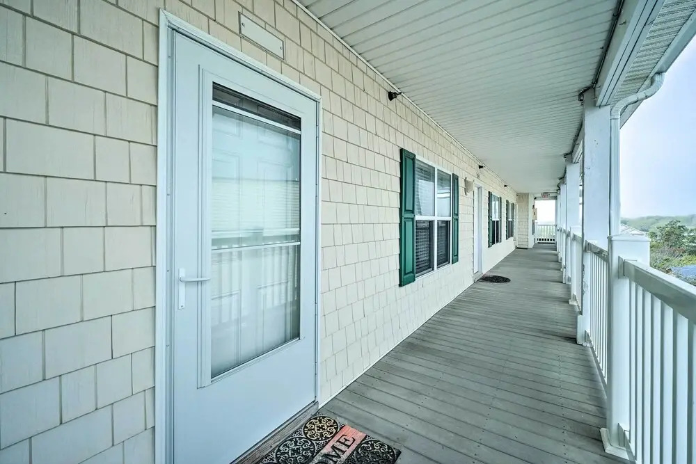 Ocean-view Oak Island Condo, 1 Block to Beach!