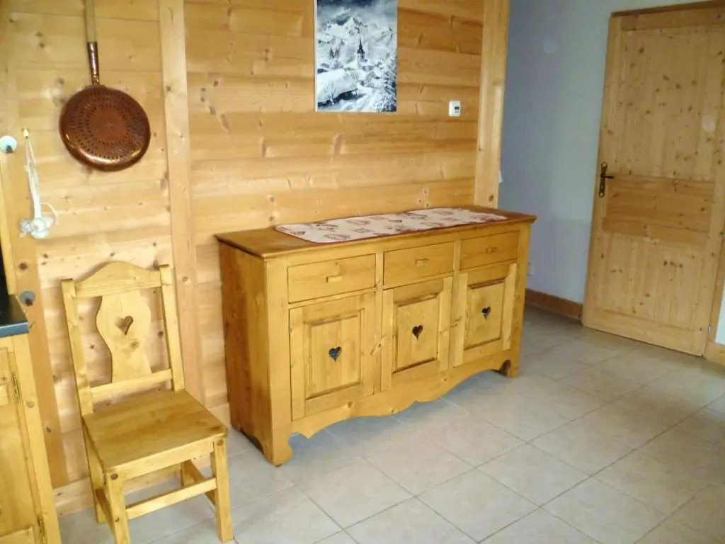 Appartement de 3 chambres avec jardin amenage et wifi a Notre Dame de Bellecombe a 1 km des pistes