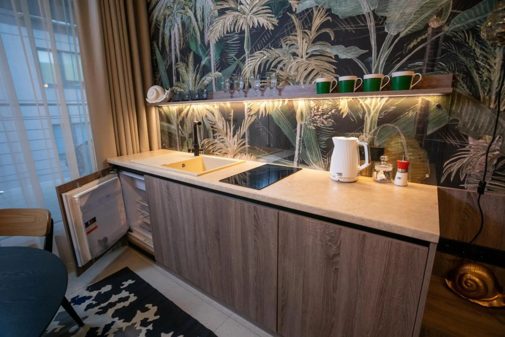 Twin studio apartments in the center near Most City