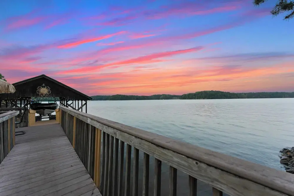 Spacious Waterfront Home on Lake Norman With Firepit, Views, and Dock Access