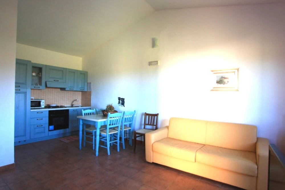 Apartment With one Bedroom in La Ciaccia, With Wonderful sea View, Shared Pool and Enclosed Garden - 500 m From the Beach