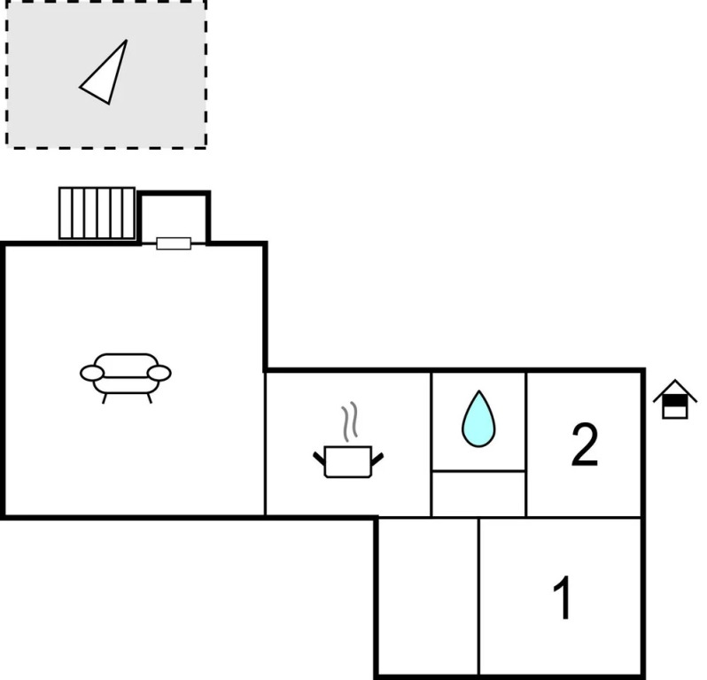 Awesome Apartment in Lügde With 2 Bedrooms and Wifi