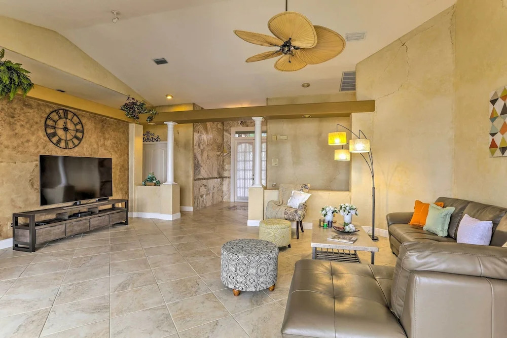 Lakefront Cape Coral Home w/ Private Pool & Dock!