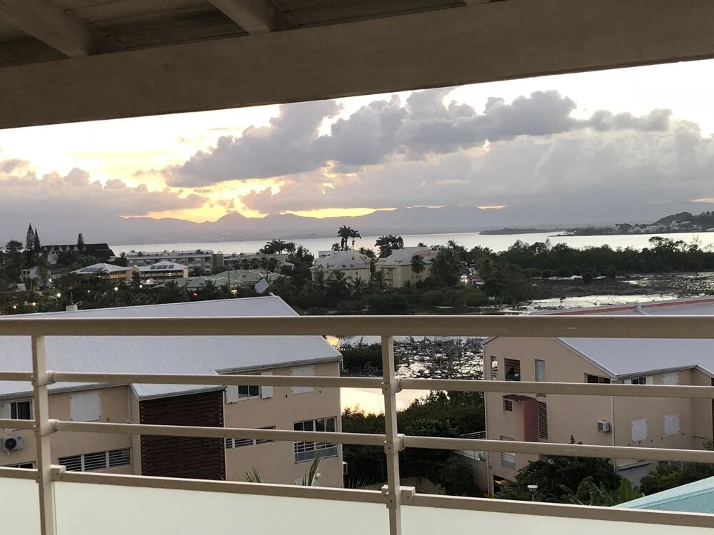 Apartment With 2 Bedrooms in Le Gosier, With Wonderful sea View, Furni