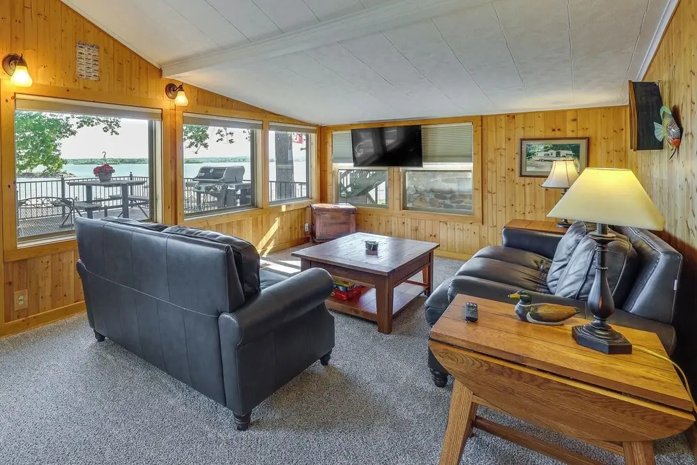 2 Boat Docks: Grand Lake Waterfront Home
