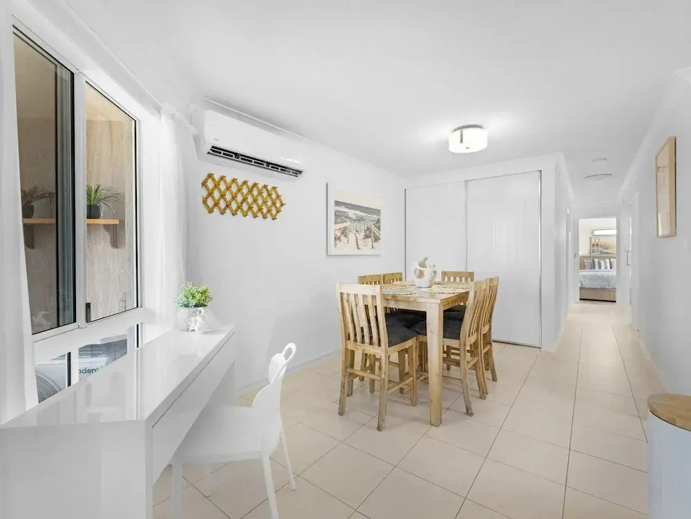 Bright Coastal Stay With Pool and Beach View