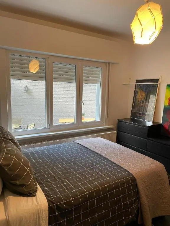 Modern apartment with garden in Antwerp, 10min from City center
