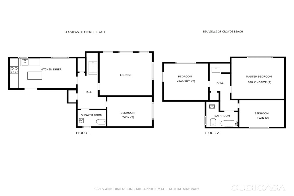 Stables & Breeze | 6 Bedrooms / Sleeps 13 | Sea Views