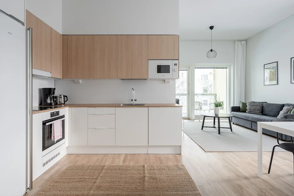 Spacious 2BR at Tammela Stadium - Sauna & Balcony