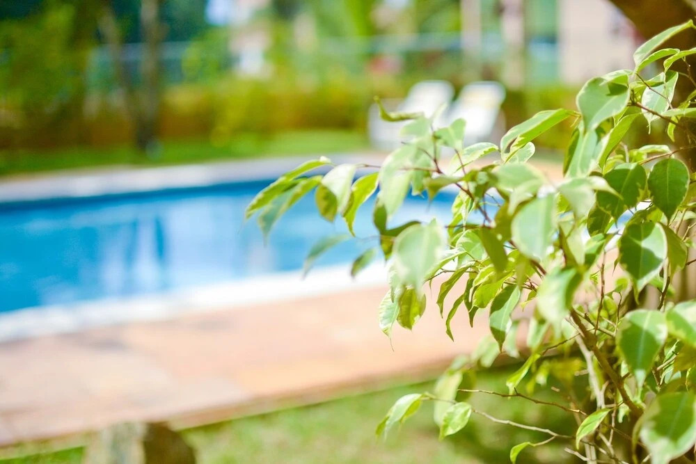 150m da praia com piscina aquecida e sauna