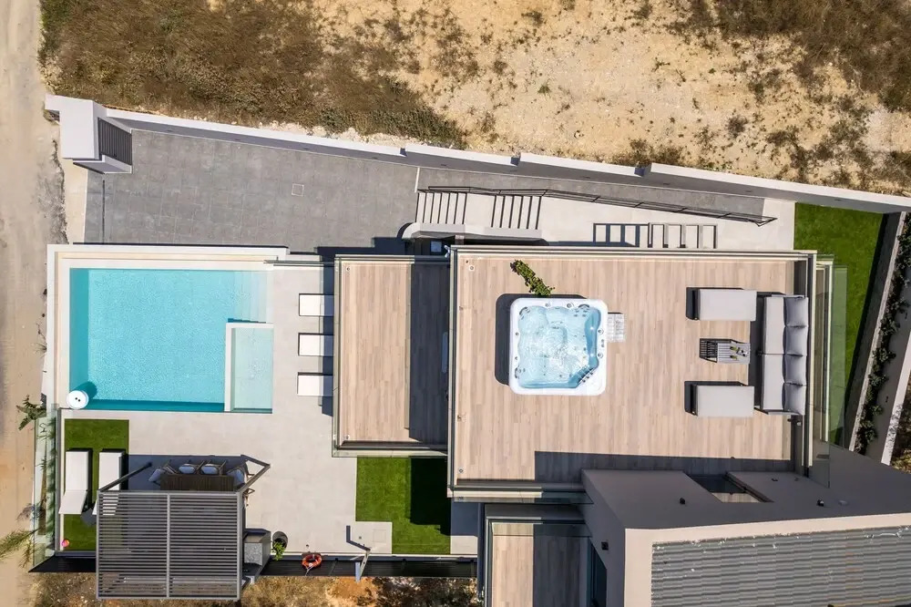 Villa Ekphrasis with sea view and jacuzzi
