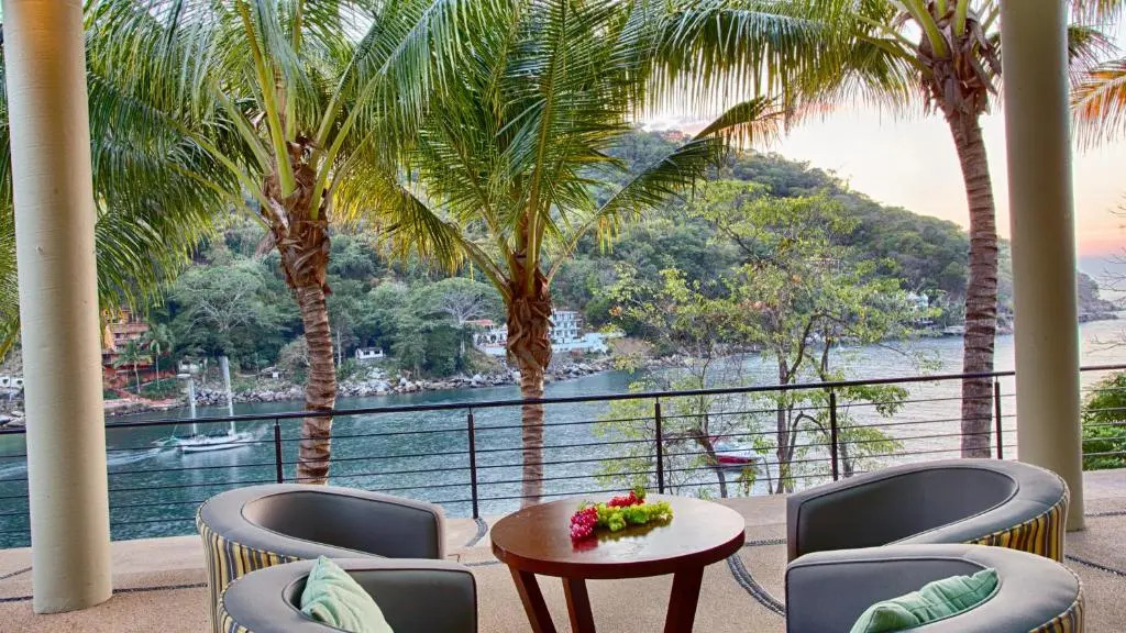 Luxury Waterfall Suite overlooks the impressive 60 feet high waterfall