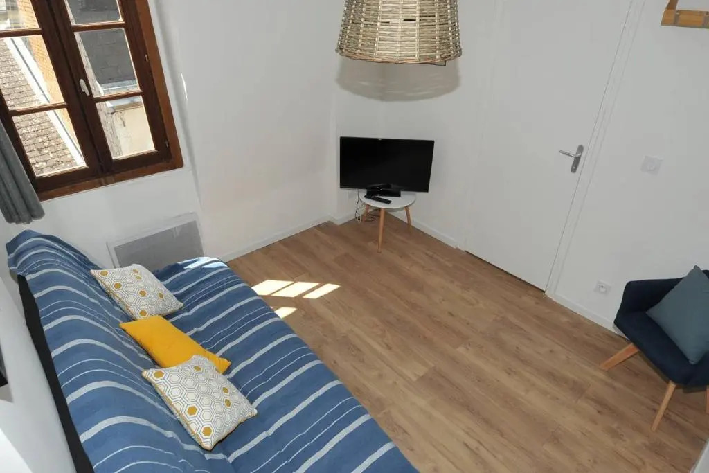Vue sur les toits, 35m2 hyper centre Honfleur