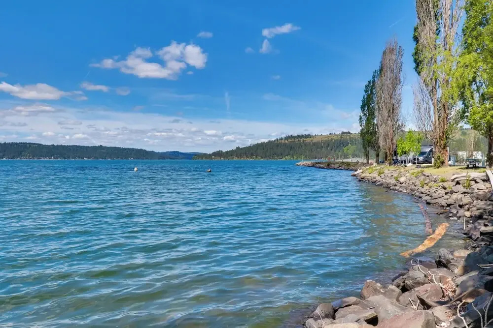 Harrison Home w/ Grill & Lake Views: Walk to Town!