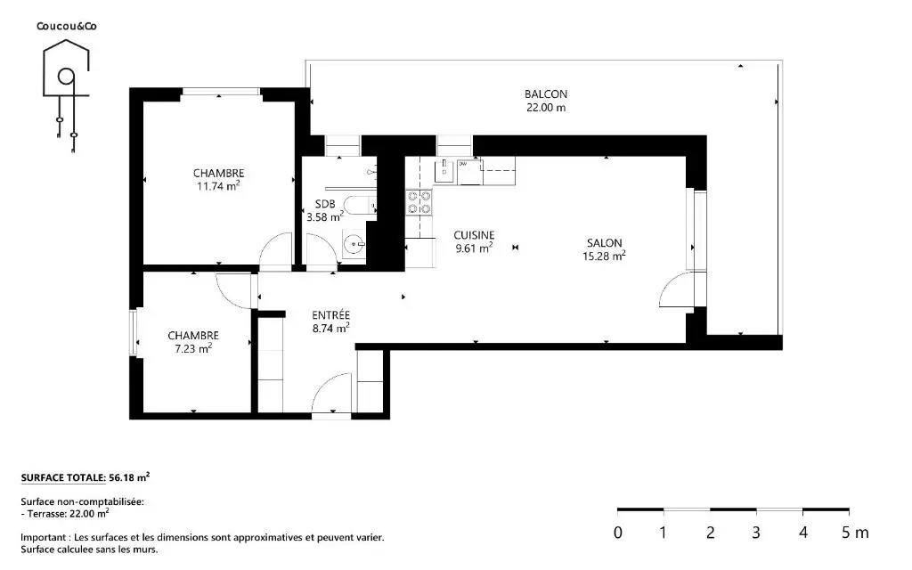 Contemporary and cosy 2 bedroom apartment