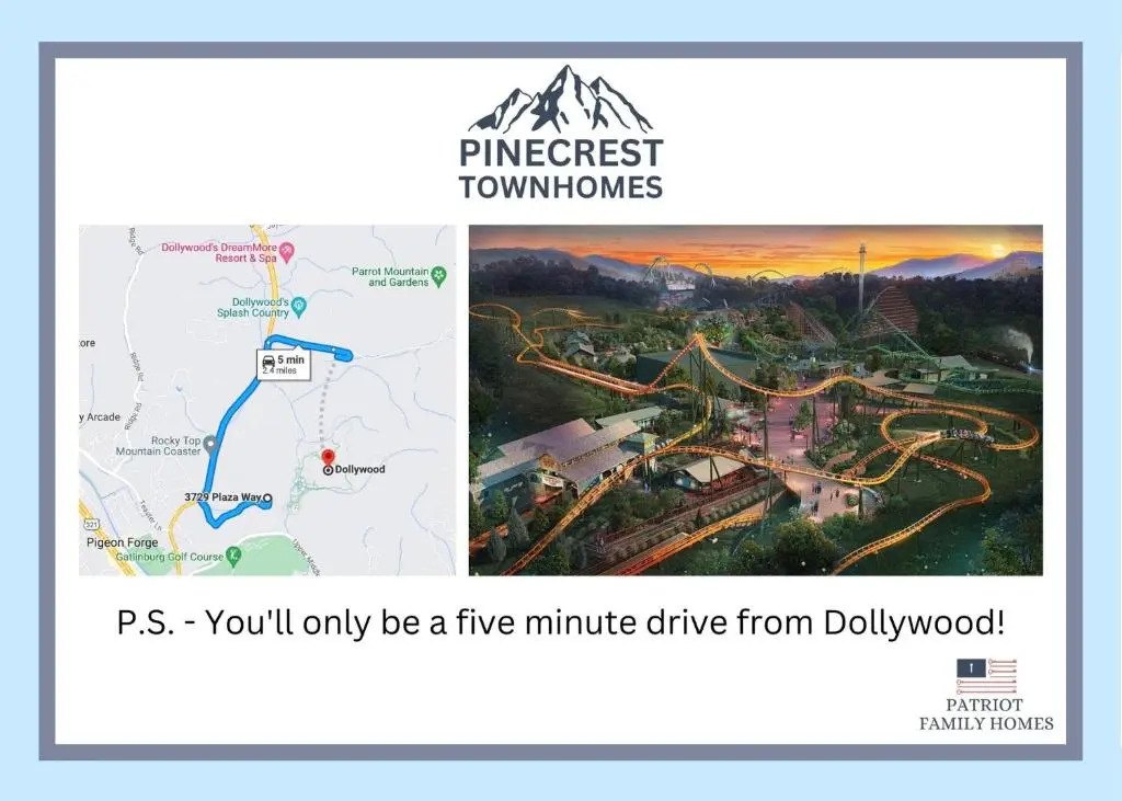 Pinecrest Townhomes-1King-2Queen Unit-Indoor Pool