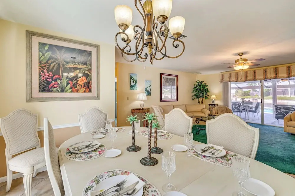 Waterfront Cape Coral Gem w/ Lanai, Pool & Dock