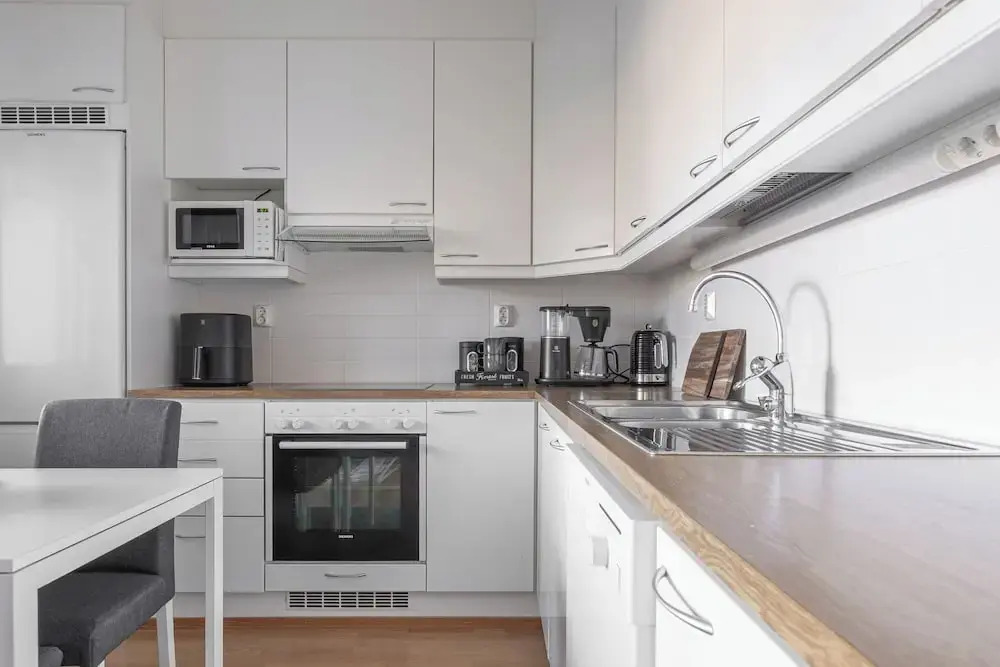 Homelike 1BR Apt. with Sauna & Parking