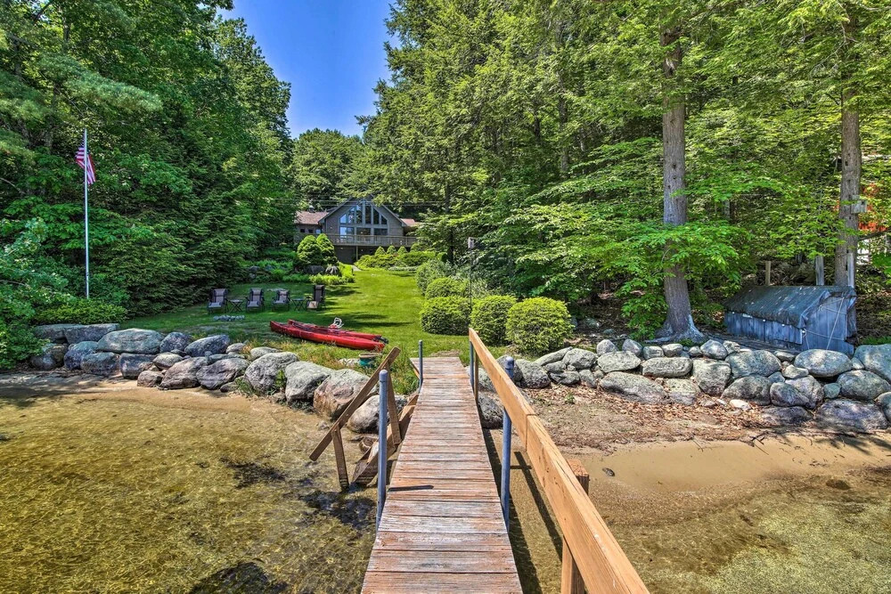 Sebago Lake Gem on Private Cove w/ Boat Dock!
