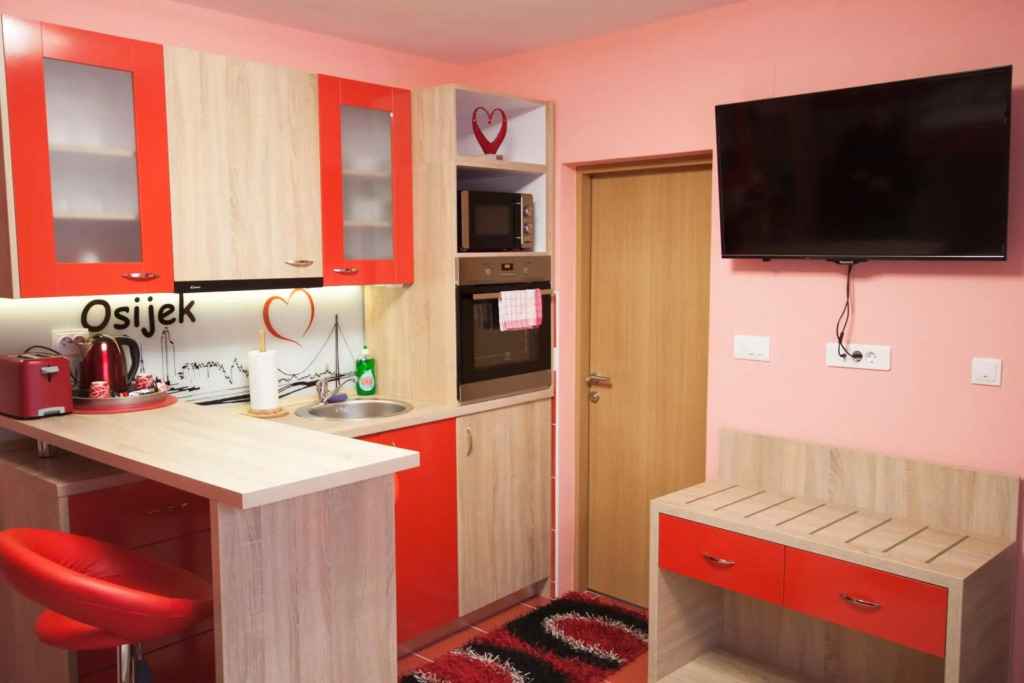 Design Apartments Red Blue