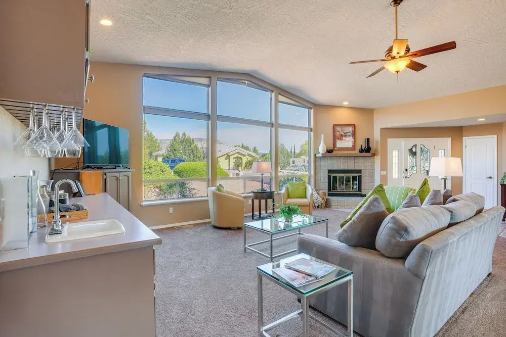 Covered Deck & Red Rock Views: Home in Sedona