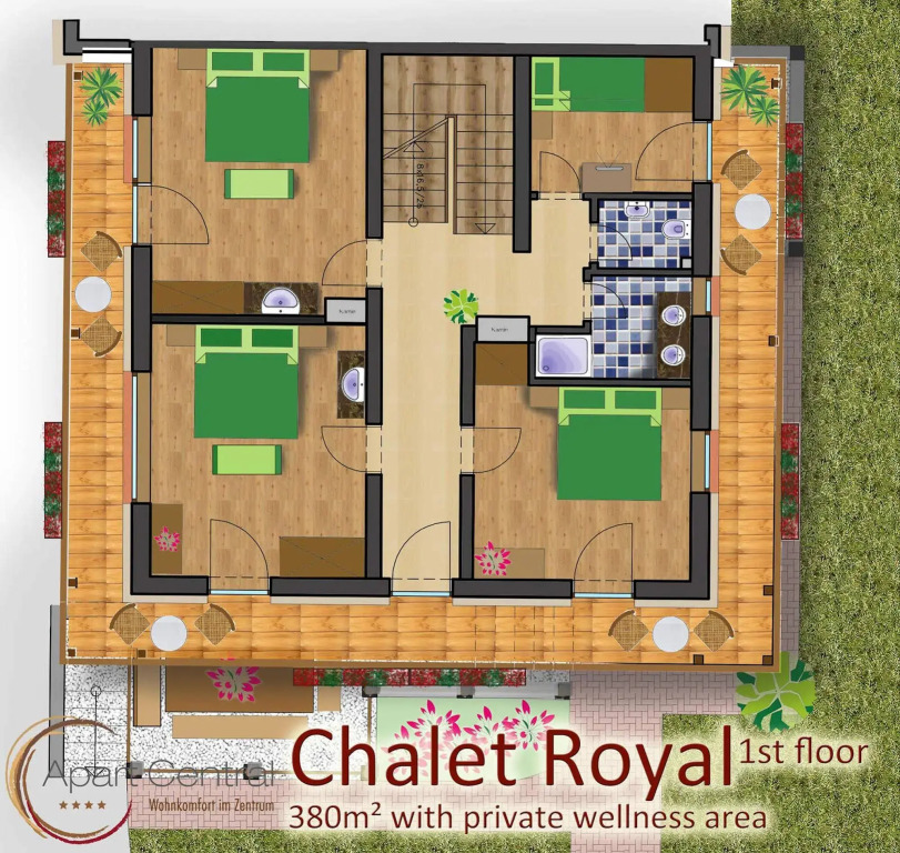 Apart Central - Premium Mountain&Garden