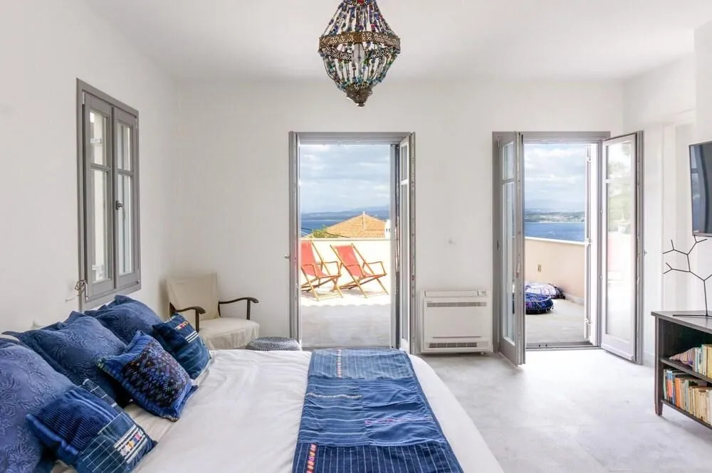Maison Suisse with Panoramic Views of Spetses