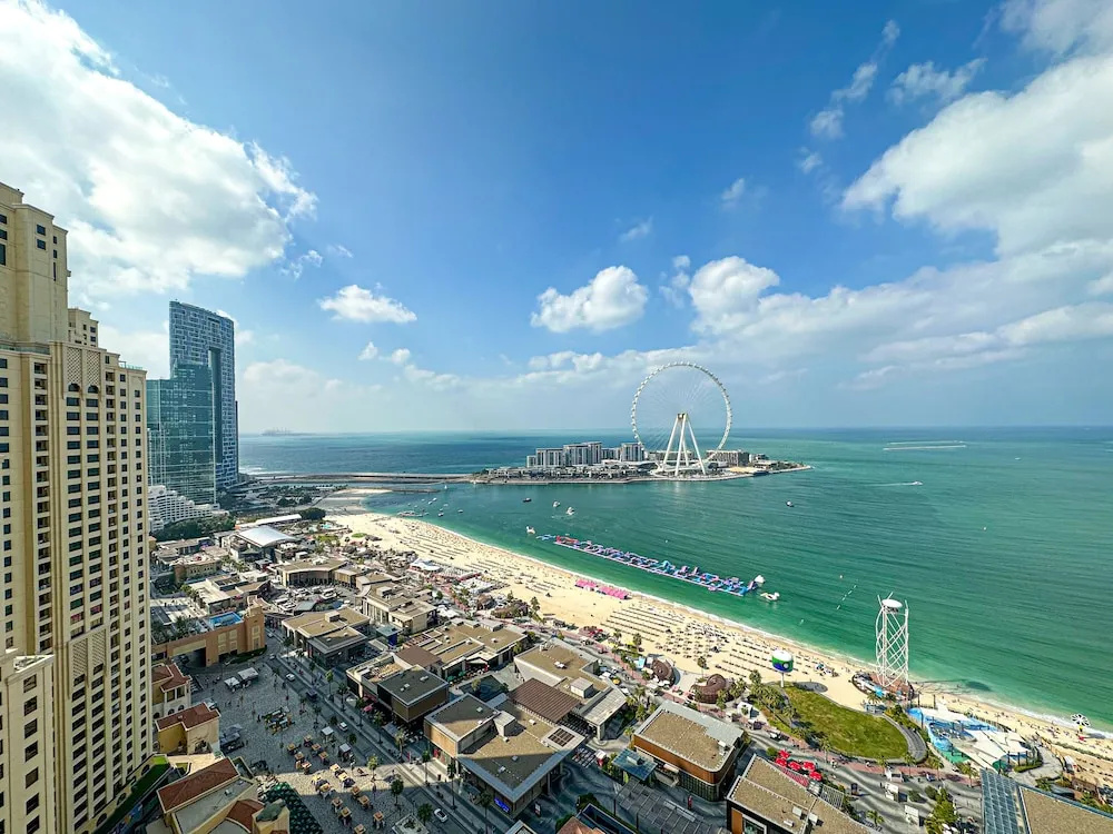 Marco Polo - Full Sea & Dubai Eye View | 2 BR | Near JBR Beach