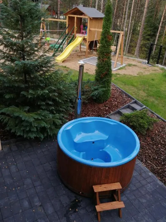 Domek Aleksander z basenem, banią ruską i sauną