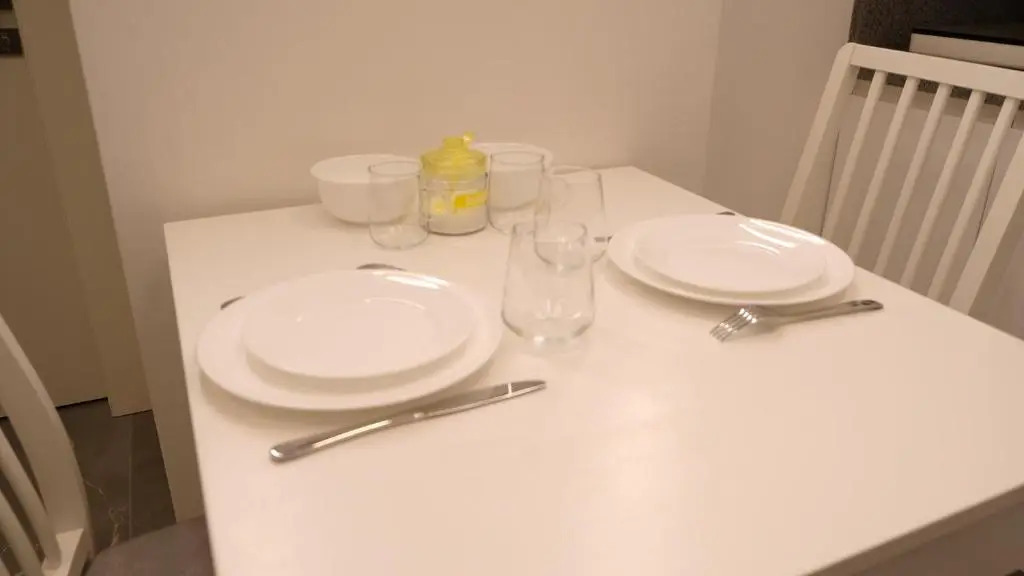 dining room,bedroom and balcony