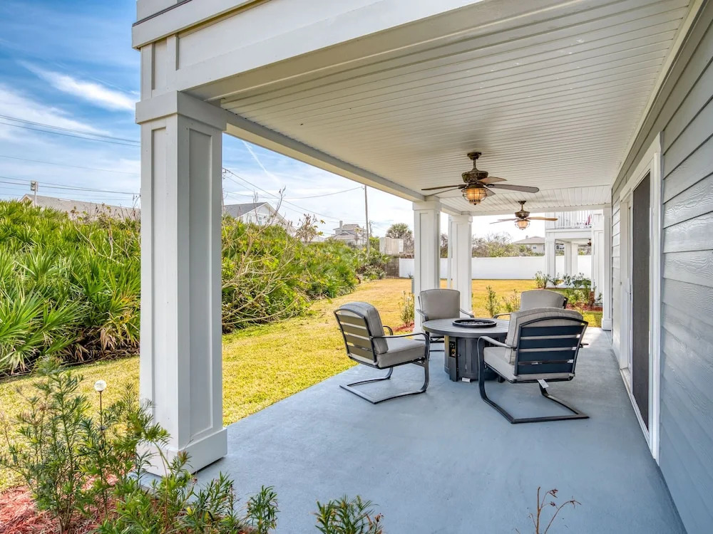 New Listing! New Vilano Beach W/ Gulf View 5 Bedroom Home