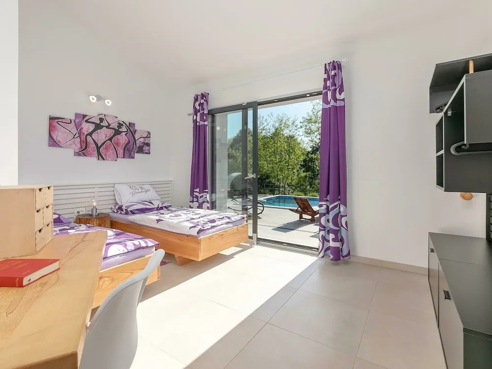 Beautiful Villa With Large Garden, Playground, Swimming Pool, in Green Surroundings at Labin