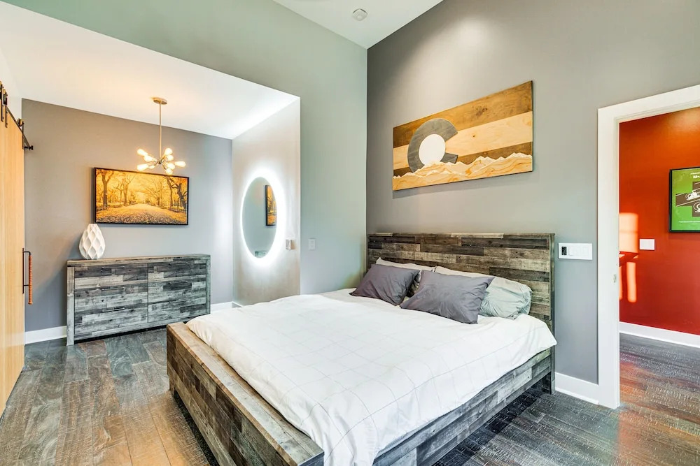 Stylish Omaha Home w/ Balcony - 2 Mi to Downtown!