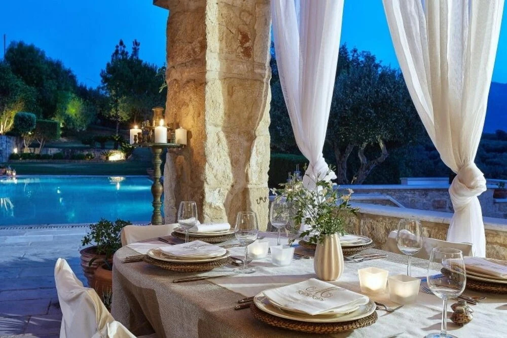 Luxury Crete Villa Villa Malvazia Beautiful 4 Bedroom Villa Private Pool Gym Keramoutsiou