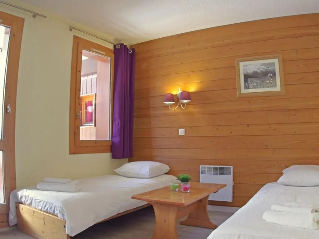 Studio divisible pour 4 pers avec terrasse, casier à skis à Valmorel - FR-1-291-757