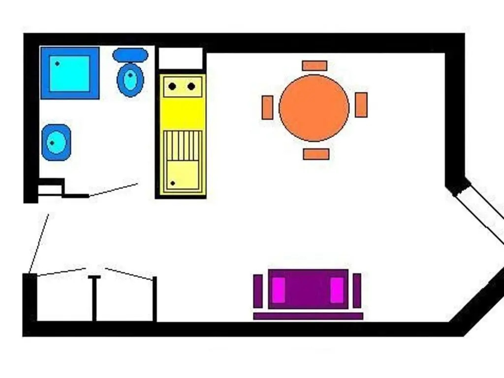 Appartement Vars, 1 pièce, 2 personnes - FR-1-330B-119