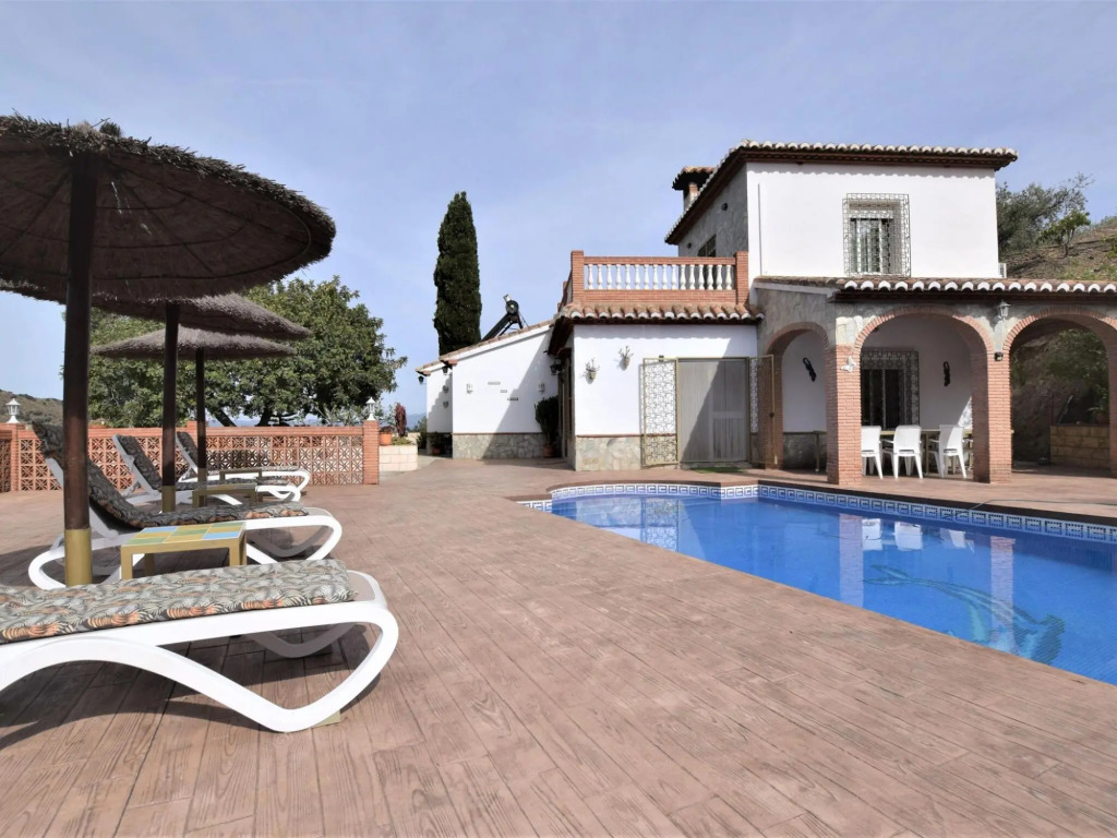 Beautiful detached villa near Arenas with delightful terrace and stunning view