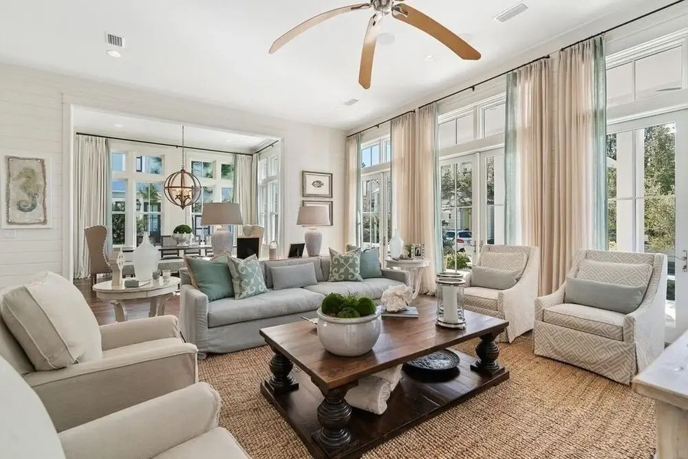 Elegantly Designed 5br/5.5bth + Bunk Nook Home In Lake District Of Watercolor Carriage House 4 Bedroom Home by RedAwning