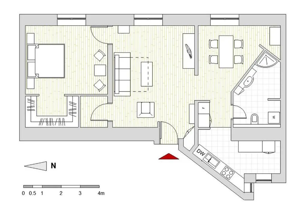 Vinogradska Spacious One-Bedroom Apartment