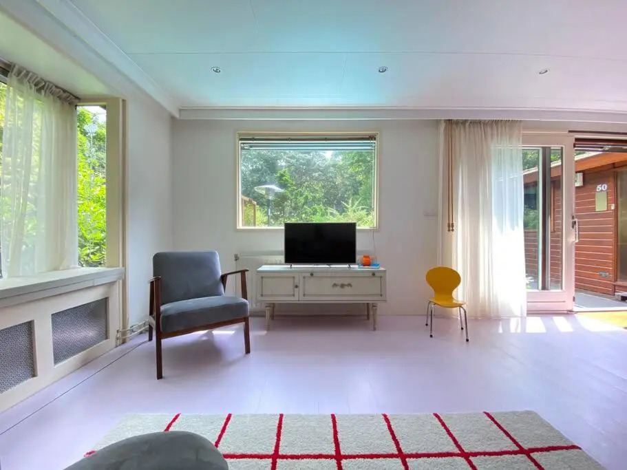 Kleurrijk huisje voor 5-personen op de Veluwe