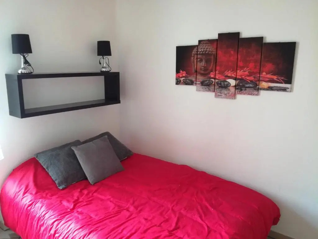 Appartement climatisé avec jardin