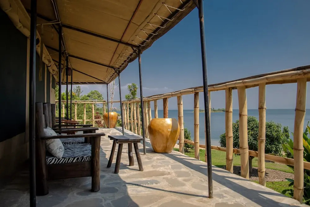 Find a quiet Beach resort at Rushel Kivu Resort