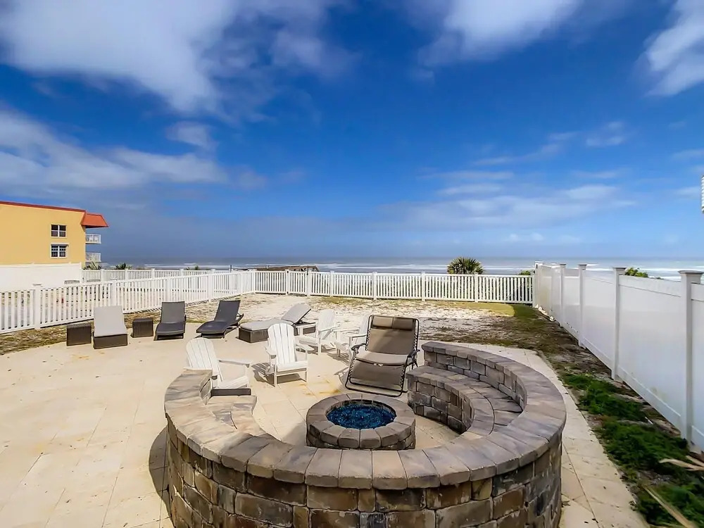 Hip Nautic Luxury Beachfront Beach Home With Pool - Car Free Beach - 4071h