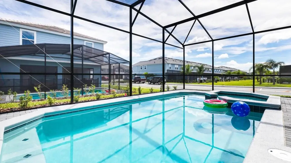 7BR Serene Home Close to Disney, Private Pool, Spa
